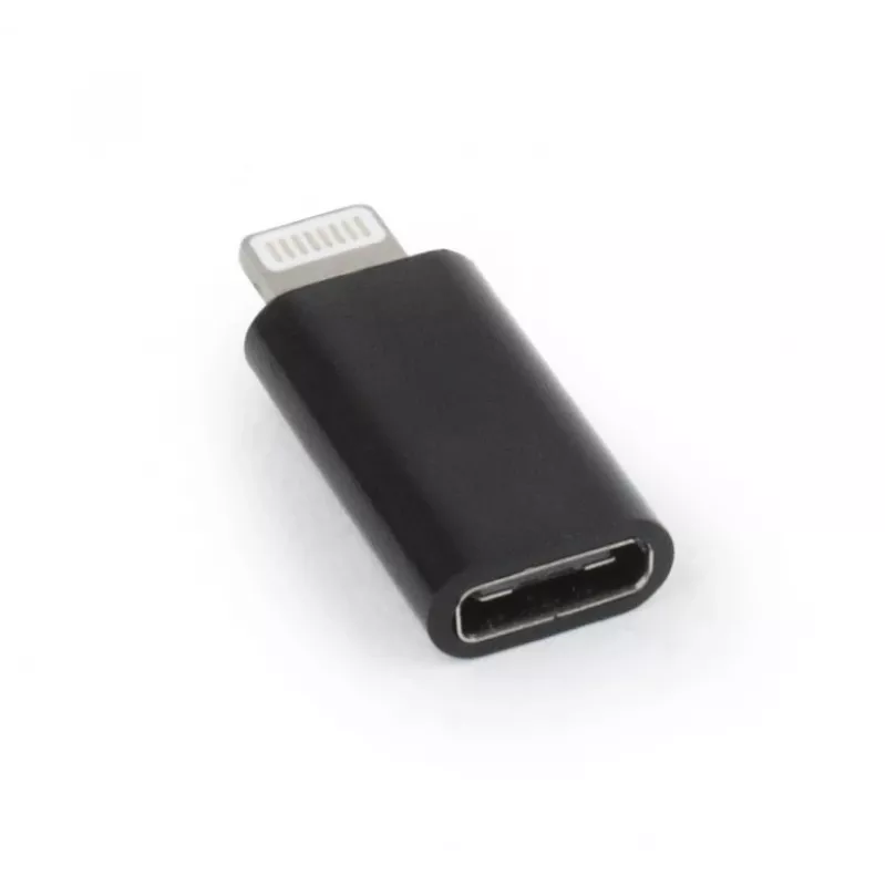Gembird A-USB-CF8PM-01 jungčių adapteris USB-C 8 kontaktų į iPhone juodas