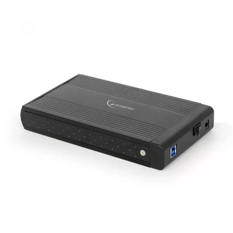 GEMBIRD išorinė USB 3.0 dėžutė 3,5 col. – juoda