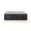 GEMBIRD išorinė USB 3.0 dėžutė 3,5 col. – juoda