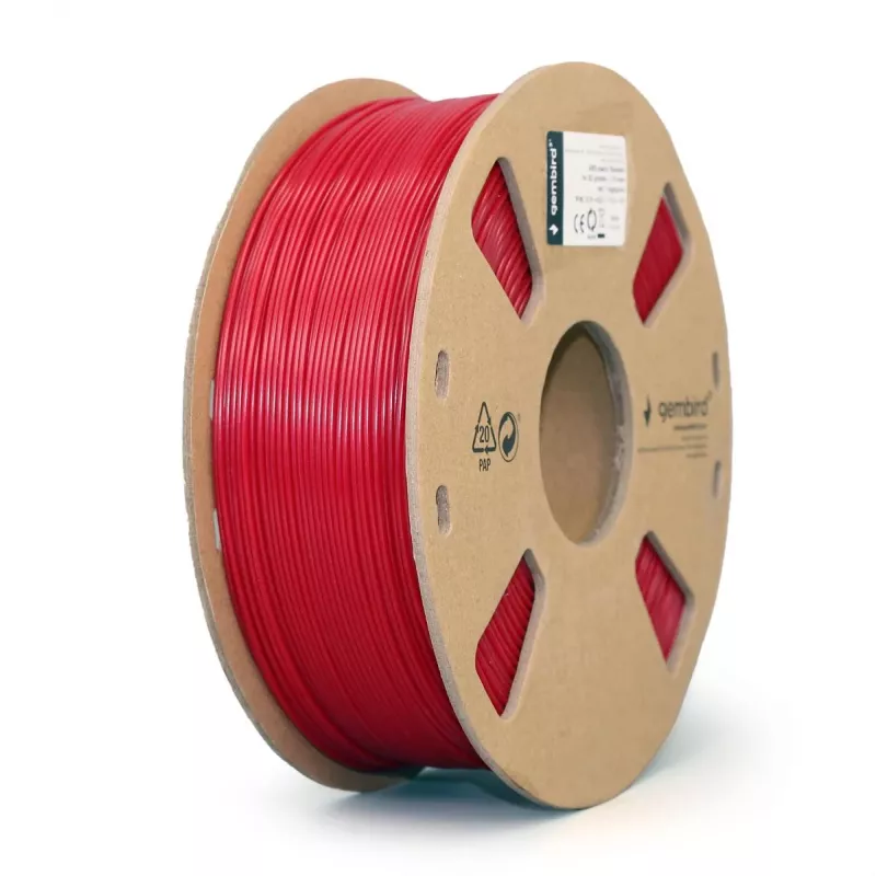 GEMBIRD ABS siūlas - raudonas - 1,75 mm - 1 kg