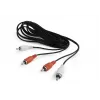 Garso kabelis Gembird CCA-2R2R-6 1,8 m 2 x RCA Juoda