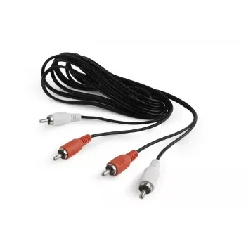 Garso kabelis Gembird CCA-2R2R-6 1,8 m 2 x RCA Juoda