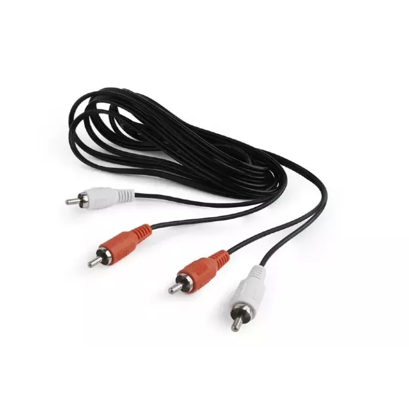 Garso kabelis Gembird CCA-2R2R-6 1,8 m 2 x RCA Juoda