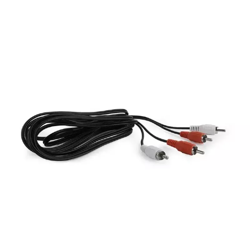 Garso kabelis Gembird CCA-2R2R-6 1,8 m 2 x RCA Juoda