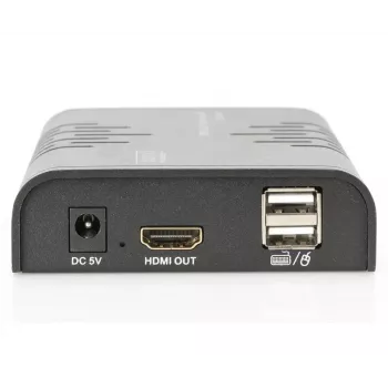 DIGITUS HDMI KVM prailgintuvas, 120 m per tinklo kabelį (Cat 5, 5E, 6), Full HD, 1080p