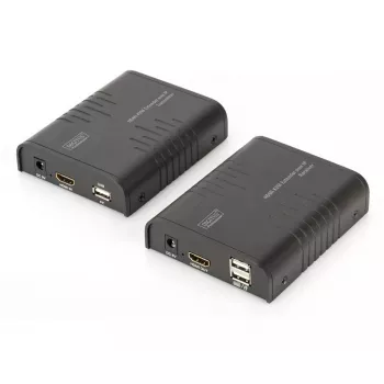 DIGITUS HDMI KVM prailgintuvas, 120 m per tinklo kabelį (Cat 5, 5E, 6), Full HD, 1080p