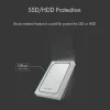 ICY BOX IB-241WP HDD/SSD korpusas antracito, sidabrinis 2,5 colio