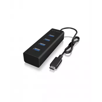 ICY BOX IB-HUB1409-C3 USB 3.2 Gen 1 (3.1 Gen 1) Type-C 5000 Mbit/s juoda