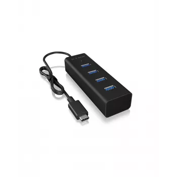 ICY BOX IB-HUB1409-C3 USB 3.2 Gen 1 (3.1 Gen 1) Type-C 5000 Mbit/s juoda