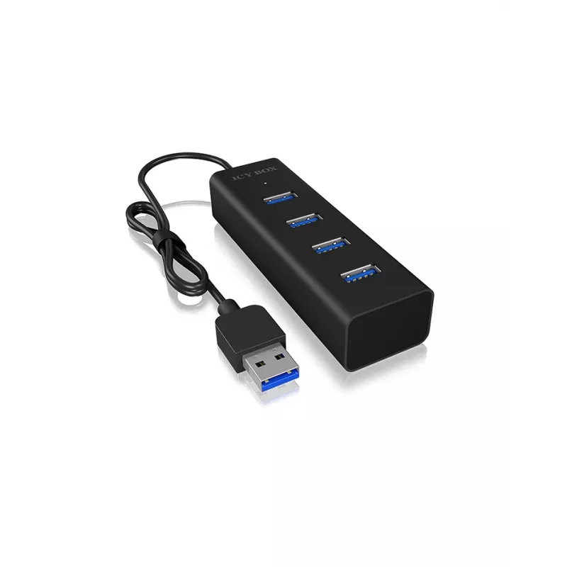 ICY BOX IB-HUB1409-U3 USB 3.2 Gen 1 (3.1 Gen 1) Type-A 5000 Mbit/s Juoda