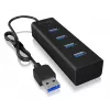ICY BOX IB-HUB1409-U3 USB 3.2 Gen 1 (3.1 Gen 1) Type-A 5000 Mbit/s Juoda