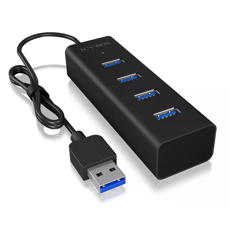 ICY BOX IB-HUB1409-U3 USB 3.2 Gen 1 (3.1 Gen 1) Type-A 5000 Mbit/s Juoda