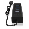 ICY BOX IB-HUB1409-U3 USB 3.2 Gen 1 (3.1 Gen 1) Type-A 5000 Mbit/s Juoda