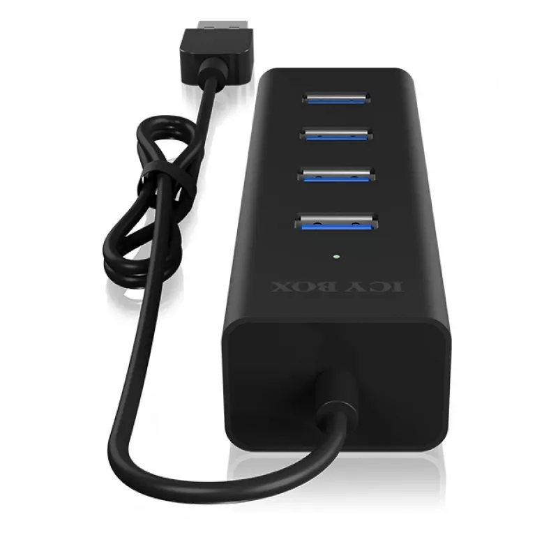 ICY BOX IB-HUB1409-U3 USB 3.2 Gen 1 (3.1 Gen 1) Type-A 5000 Mbit/s Juoda
