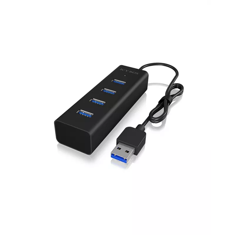 ICY BOX IB-HUB1409-U3 USB 3.2 Gen 1 (3.1 Gen 1) Type-A 5000 Mbit/s Juoda