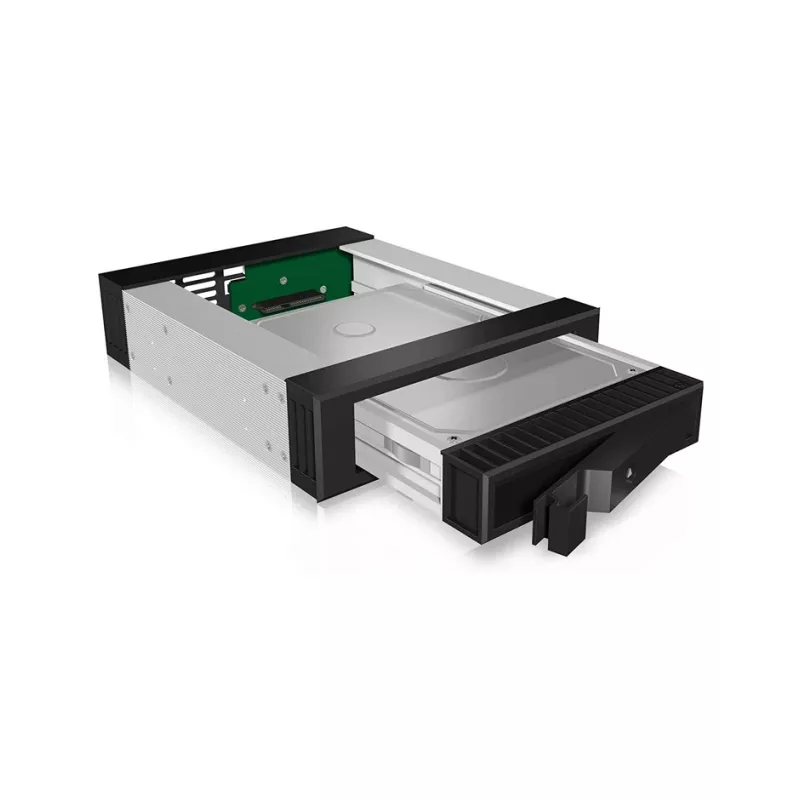 ICY BOX IB-129SSK-B 13,3 cm (5,25 col.) priekinis skydelis Juoda