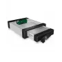 ICY BOX IB-129SSK-B 13,3 cm (5,25 col.) priekinis skydelis Juoda