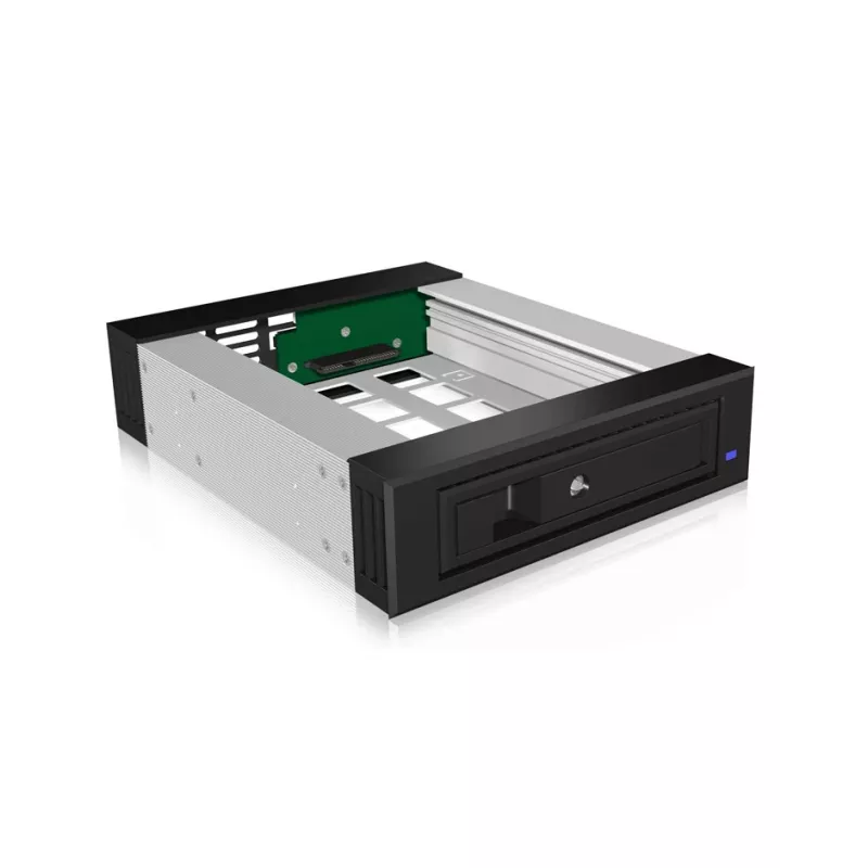 ICY BOX IB-129SSK-B 13,3 cm (5,25 col.) priekinis skydelis Juoda