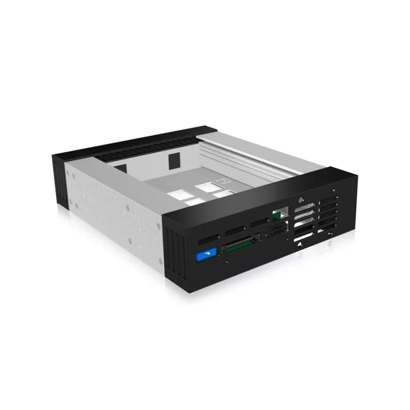 ICY BOX IB-129SSK-B 13,3 cm (5,25 col.) priekinis skydelis Juoda