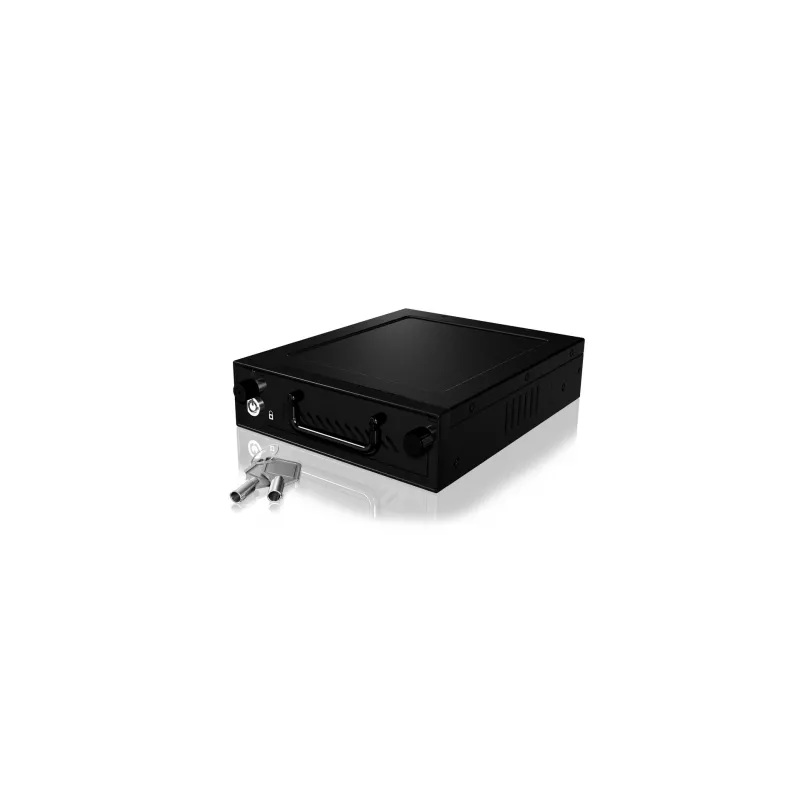 ICY BOX IB-148SSK-B 13,3 cm (5,25 col.) saugojimo įrenginio dėklas Juodas
