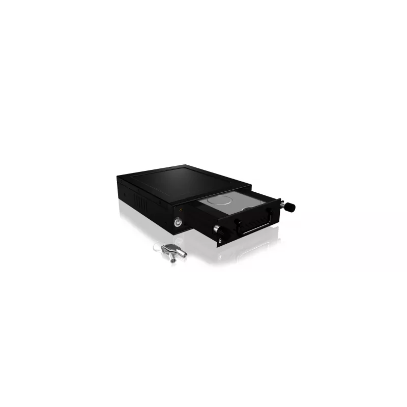 ICY BOX IB-148SSK-B 13,3 cm (5,25 col.) saugojimo įrenginio dėklas Juodas