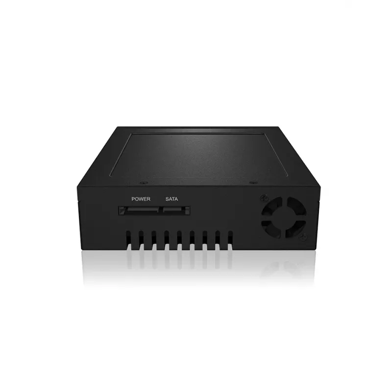 ICY BOX IB-148SSK-B 13,3 cm (5,25 col.) saugojimo įrenginio dėklas Juodas