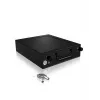 ICY BOX IB-148SSK-B 13,3 cm (5,25 col.) saugojimo įrenginio dėklas Juodas