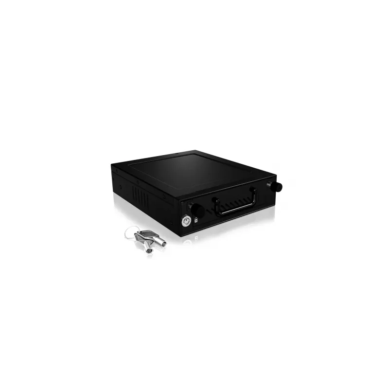ICY BOX IB-148SSK-B 13,3 cm (5,25 col.) saugojimo įrenginio dėklas Juodas