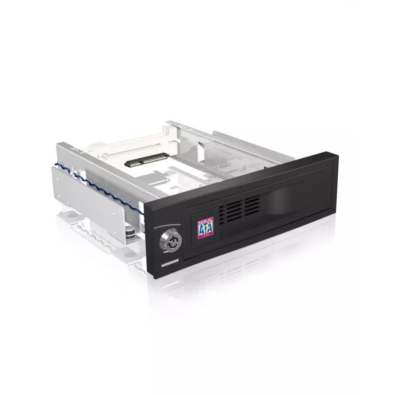 ICY BOX IB-168SK-B 13.3 cm (5.25 colio) nešėjo skydelis, juodas