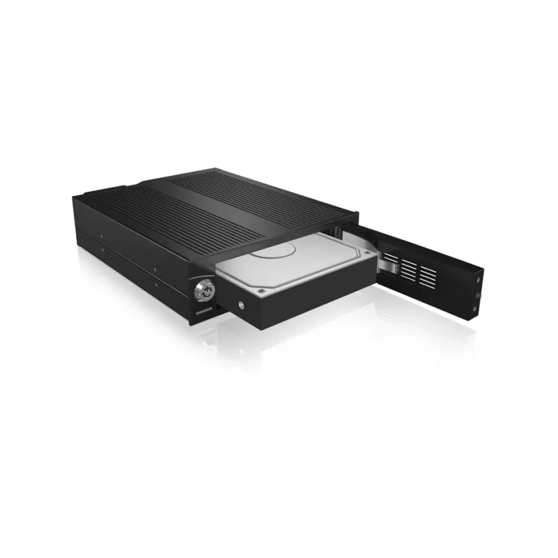 ICY BOX IB-170SK-B 13.3 cm (5.25 colio) kietojo disko dėklas, juodas