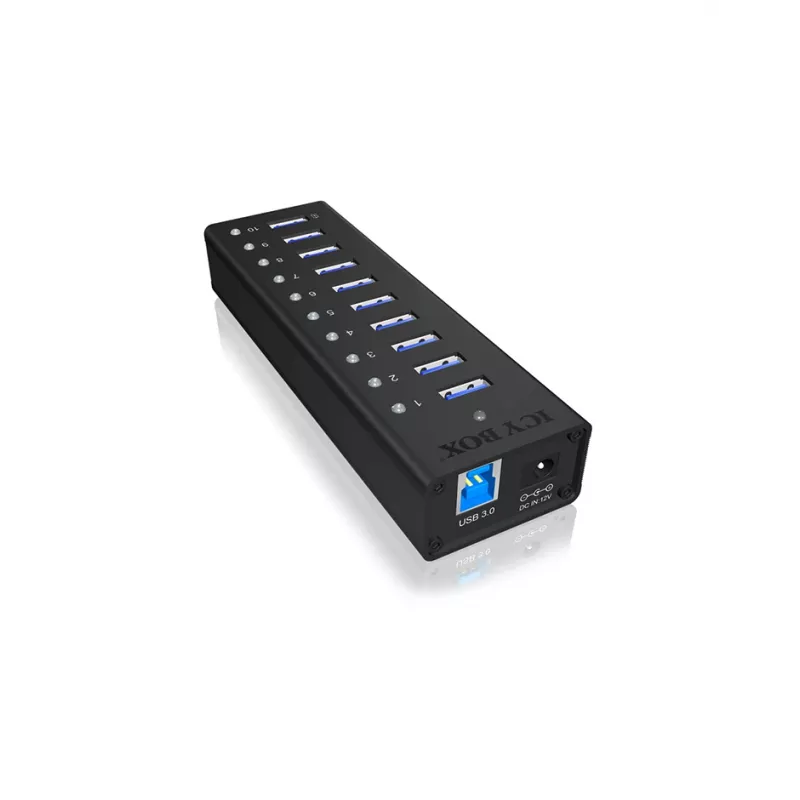 ICY BOX IB-AC6110 USB 3.2 Gen 1 (3.1 Gen 1) Type-B 5000 Mbit/s juoda