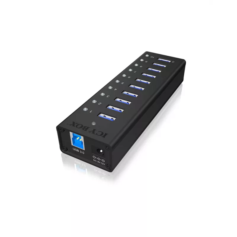 ICY BOX IB-AC6110 USB 3.2 Gen 1 (3.1 Gen 1) Type-B 5000 Mbit/s juoda
