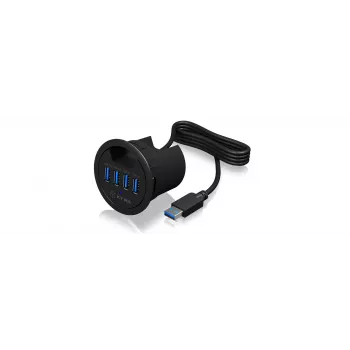ICY BOX IB-HUB1403 USB 3.2 Gen 1 (3.1 Gen 1) Type-A 5000 Mbit/s Juoda