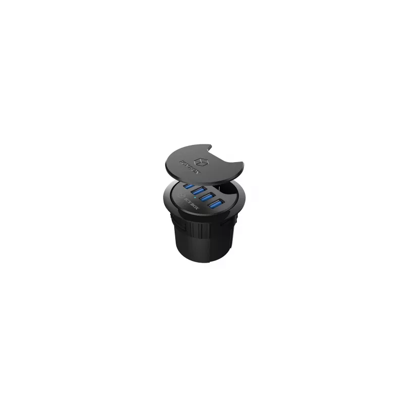 ICY BOX IB-HUB1403 USB 3.2 Gen 1 (3.1 Gen 1) Type-A 5000 Mbit/s Juoda