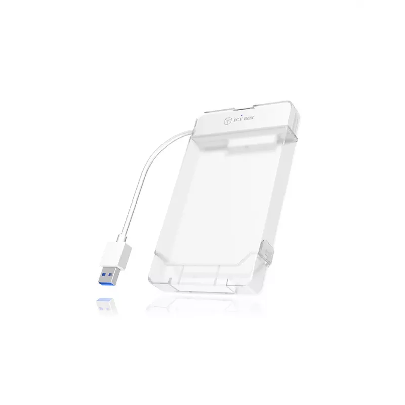 ICY BOX IB-AC703-U3 HDD/SSD dėklas Baltas 2,5 colio