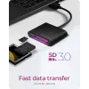 ICY BOX IB-CR301-U3 kortelių skaitytuvas USB 3.2 Gen 1 (3.1 Gen 1) Juoda