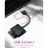 ICY BOX IB-CR301-U3 kortelių skaitytuvas USB 3.2 Gen 1 (3.1 Gen 1) Juoda