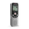 Diktofonas Philips DVT1250 su vidine atmintimi ir „flash“ kortele, juoda, pilka