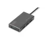 DIGITUS USB 3.0 šakotuvas, 4 prievadų, su 5V/2A maitinimo šaltiniu, aliuminio korpusas
