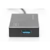 DIGITUS USB 3.0 šakotuvas, 4 prievadų, su 5V/2A maitinimo šaltiniu, aliuminio korpusas