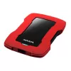 Išorinis HDD ADATA HD330 2 TB 2,5 colio USB 3.2 Gen 1 raudonas, atsparus smūgiams, 256 bitų AES
