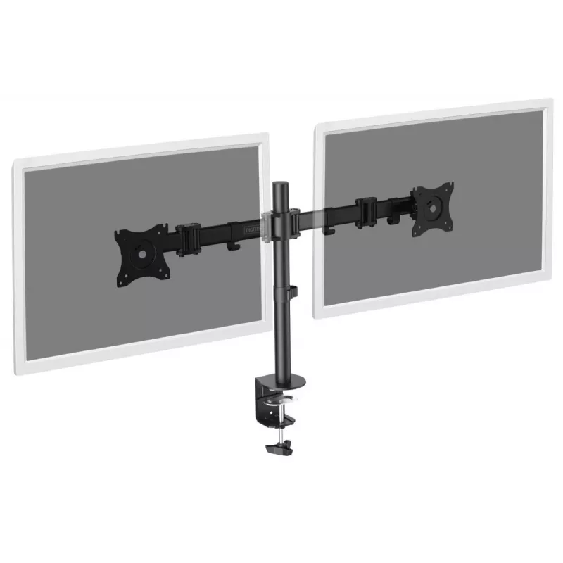 DIGITUS dvigubas monitoriaus stovas su spaustuvu monitoriams iki 70 cm (27 colių) (DA-90349)
