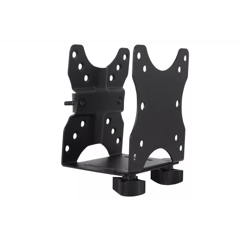 DIGITUS Multifunctional Mini Desktop PC holder for table, clamp or between a monitor mount inst. VESA 75x75, 100x100