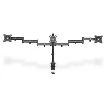 DIGITUS Triple Monitor Desk clamp mount, Juoda 90degree Swivel,45degree Tilt,rotate 360degree,15-27in TFT, max load 3x8Kg,VESA max100x100