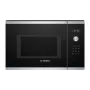 Kombinuota mikrobangų krosnelė Bosch Serie 6 BEL554MS0 — įmontuojama, 900 W mikrobangų, 25 L, kvarcinis grilis, konvekcija, nerūdijantis plienas