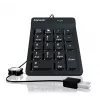 KeySonic ACK-118BK skaitmeninė klaviatūra Universali USB Juoda