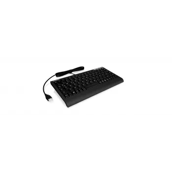 KeySonic ACK-595C+ (US) klaviatūra, skirta namams, USB, QWERTY, JAV anglų k., juoda