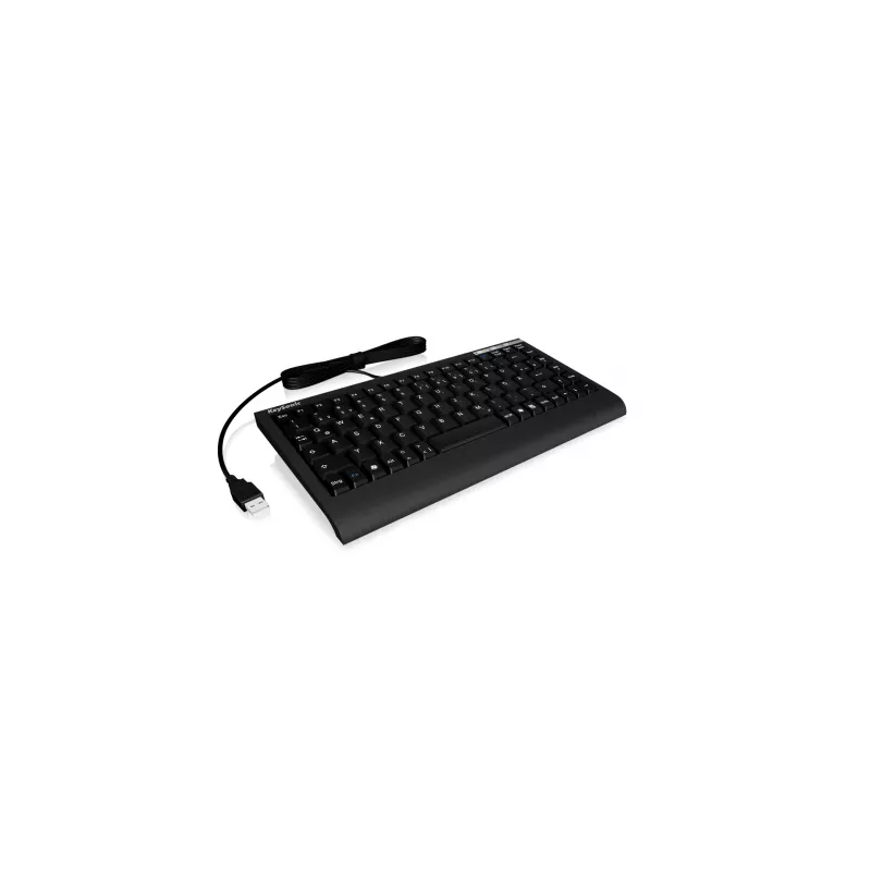 KeySonic ACK-595C+ (US) klaviatūra, skirta namams, USB, QWERTY, JAV anglų k., juoda