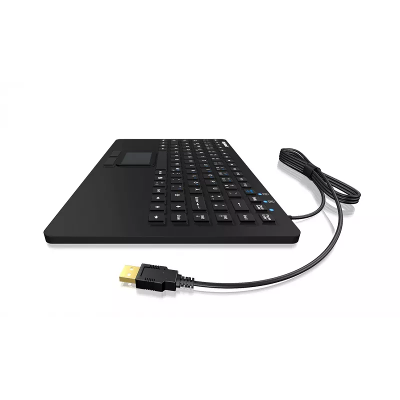 KeySonic KSK-5230 IN (US) klaviatūra Office USB QWERTY US English Juoda