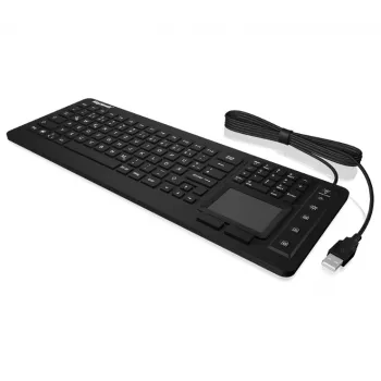 KeySonic KSK-6231 INEL (US) klaviatūra, pramoninė USB QWERTY JAV anglų, juoda